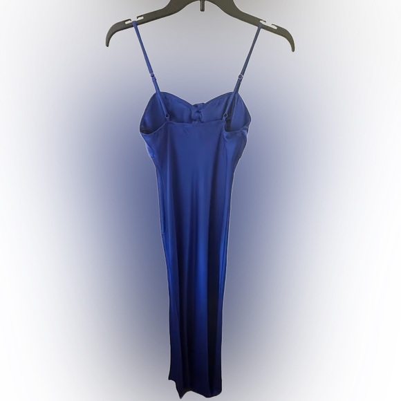 Dillard’s Long Blue Prom Dress - Picture 2 of 2